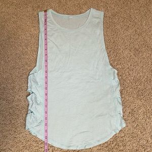 Lululemon muscle tank in mint green